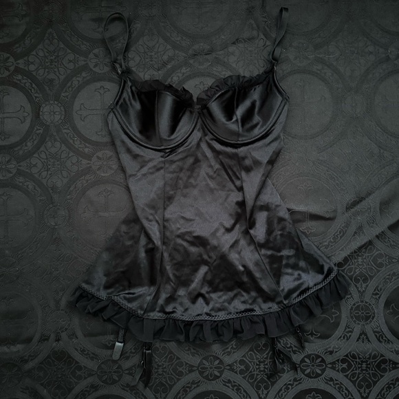 vintage satin bustier - Picture 3 of 4